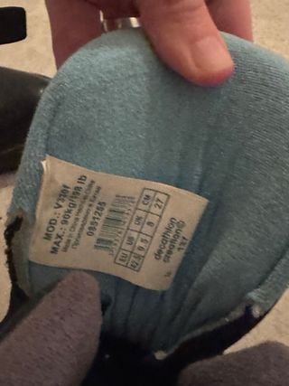 Patines en línea negros 42,5 (yo uso 41)