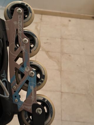 Patines en línea negros 42,5 (yo uso 41)