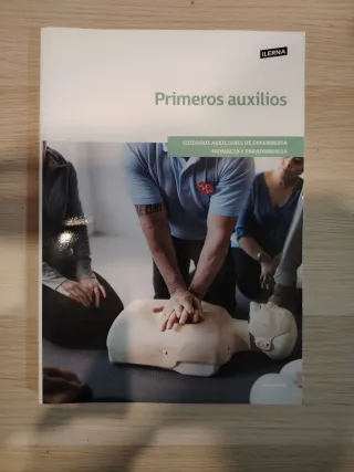 Libro Primeros auxilios TCAE ilerna.