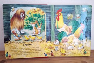 Libro puzzle cartonato Fattoria di Tony Wolf