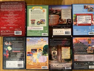 VHS El Rey León y La Cenicienta y más DVD’s