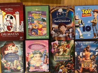 VHS El Rey León y La Cenicienta y más DVD’s