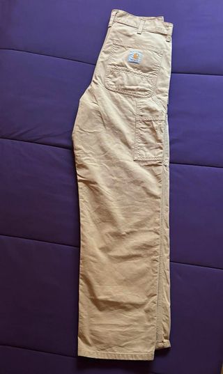Pantalón Carhartt WIP Single Knee Beige