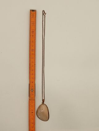 Collar de cuarzo rosa y cobre