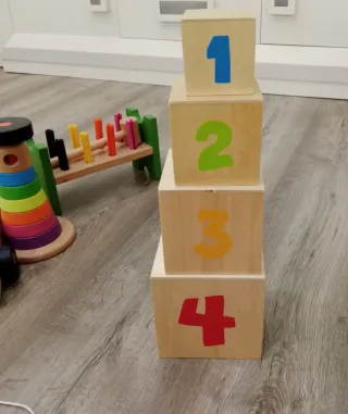 Pack 4 Juegos Madera Montessori