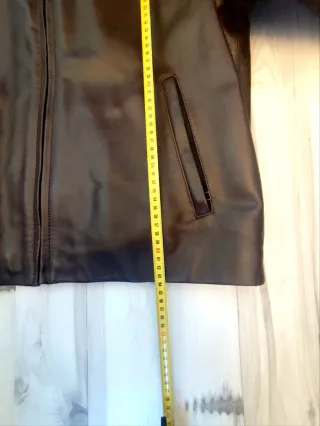 Chaqueta Dainese Piel Marrón Talla L amplia