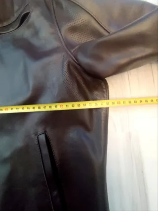 Chaqueta Dainese Piel Marrón Talla L amplia