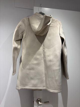 Chaqueta Neopreno Beige con Capucha