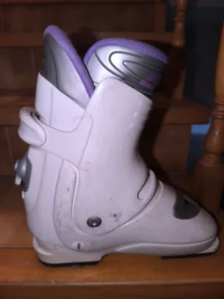 Botas de esquí alpino blancas