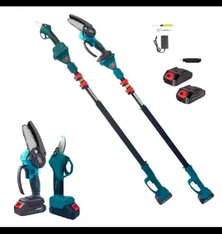 Kit Potatura Motosega + Cesoia + Asta Telescopica