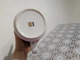 Caffettiera in porcellana floreale