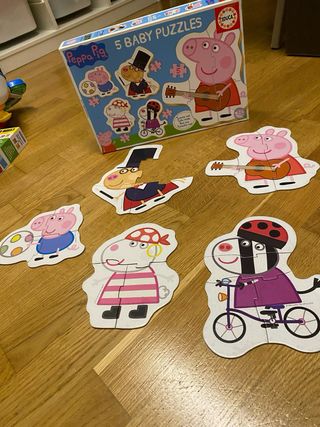 Puzzle Peppa Pig Educa 5 Baby Puzzles