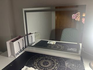 Espejo Flamingueo blanco