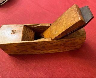 2 Cepillos Carpintero Antiguos Madera