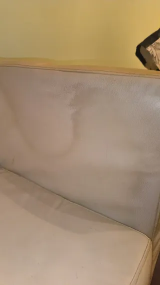 Butaca beige polipiel