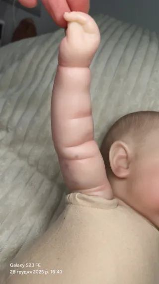 Muñeca estilo reborn 50CM, cuerpo de tela