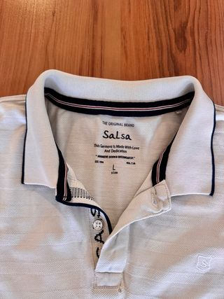 Polo Salsa Blanco Talla L