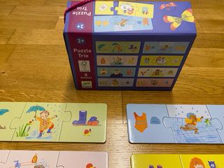 Djeco 8 Puzzles Trio Infantiles