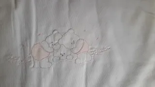 Set culla neonata con orsetti e coniglietto