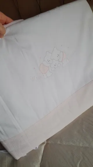 Set culla neonata con orsetti e coniglietto