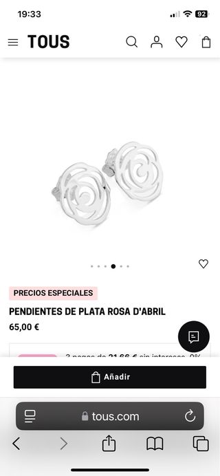 Pendientes Tous Flor