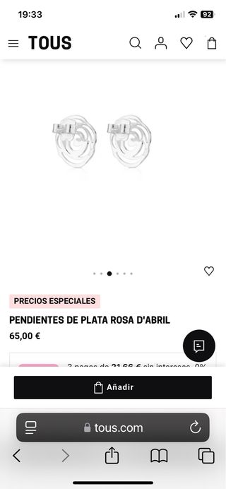 Pendientes Tous Flor