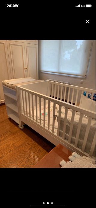 Cuna convertible en cama (4m a 5 años)