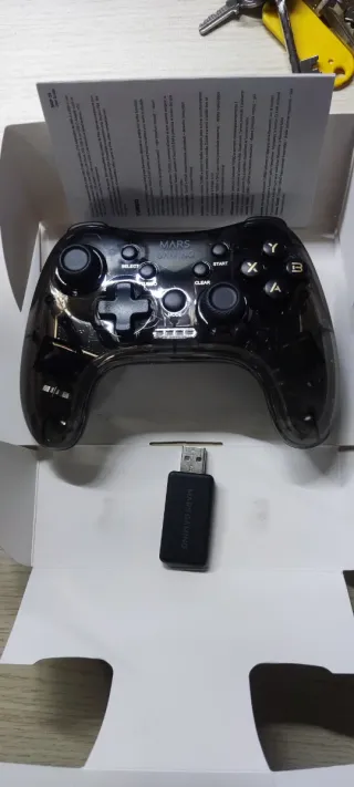 Mando Mars Gaming MGP-24 RGB Inalámbrico