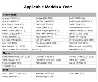 Radio pantalla de Coche para Volkswagen 2GB-32GB