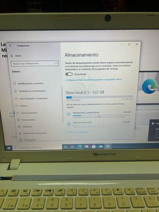 Packard Bell Ordenador Portátil Beige, con uso!