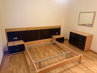 Dormitorio completo madera y metal