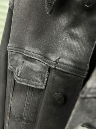 Chaqueta vaquera ASOS negra Talla M