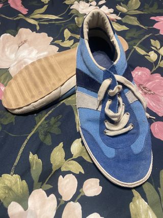 Zapatillas El Ganso Azul y Gris