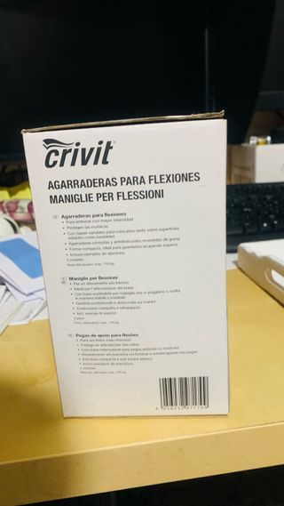 Crivit Agarraderas Flexiones con Ruedas