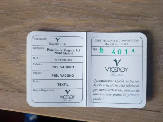 Tarjetero Viceroy Marrón Piel