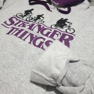 Sudadera de Stranger Things con capucha talla S