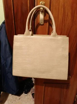 Bolso de mano nuevo efecto piel cocodrilo