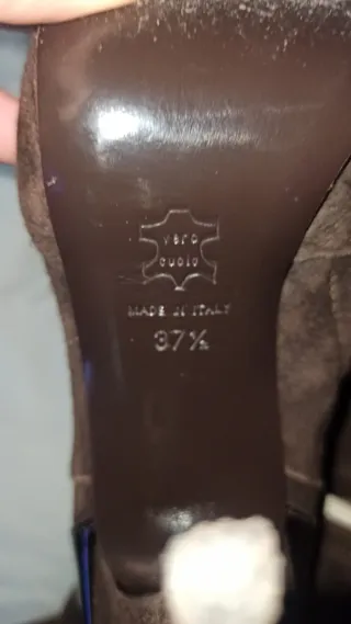 Botas altas Versace Marrón