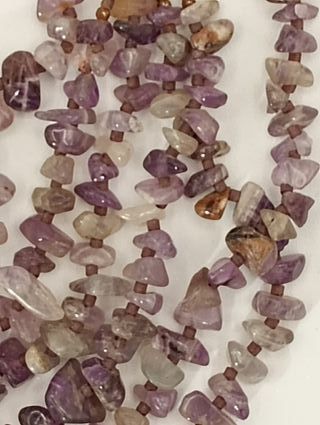 Collar de amatista natural