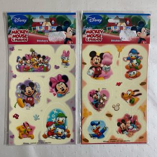 Pack 4 unidades Pegatinas Mickey y Minnie Disney