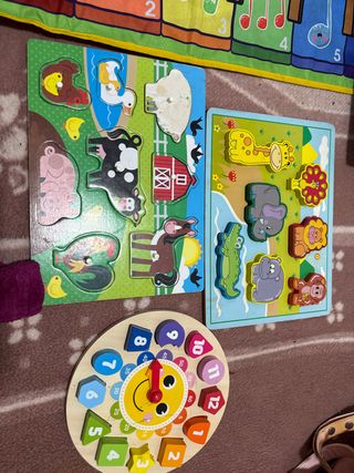 Puzzles de madera educativos