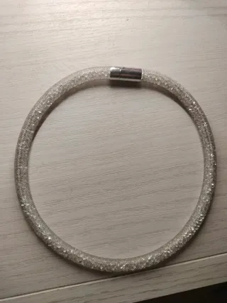 Collar/Pulsera Swarovski Plateada