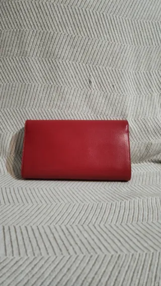 Bolso Clutch Valentino Bags Rojo Oscuro