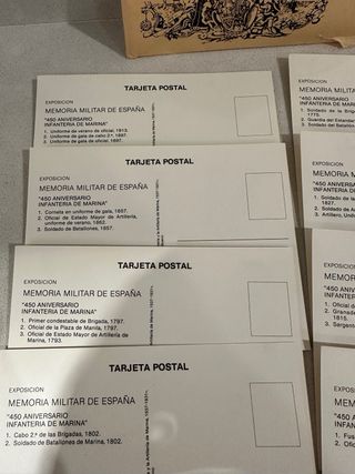 Colección Postales Infantería Marina 450 Aniversar