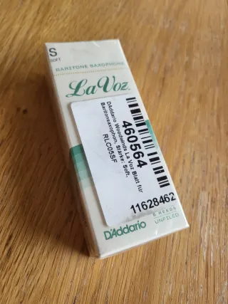 Cañas Saxo Barítono La Voz Soft Precintadas