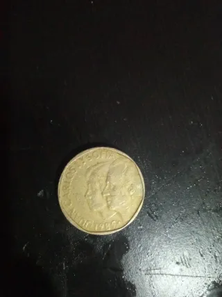 Moneda Peseta 1989 Carlos y Sofía