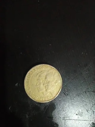 Moneda Peseta 1989 Carlos y Sofía
