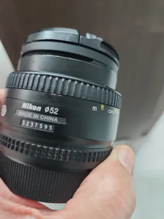 Objetivo Nikon AF NIKKOR 50mm f/1.8D