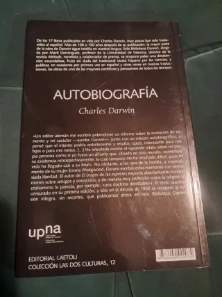 Autobiografía, Charles Darwin, sin censura