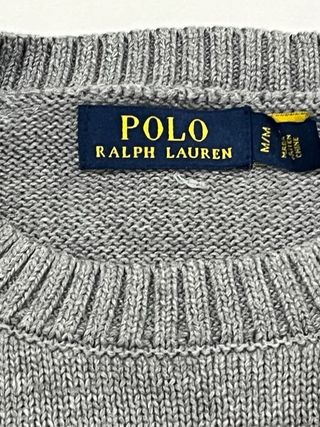 Jersey Polo Ralph Lauren Bandera Americana Gris